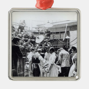 Ornamento De Metal Uma operação no hospital transversal de Charing