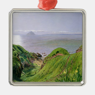 Ornamento De Metal Uma opinião Ailsa Craig e a ilha de Arran, 1860