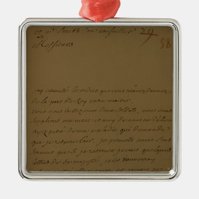 Ornamento De Metal Uma petição a ser liberada da cadeia (Frente)