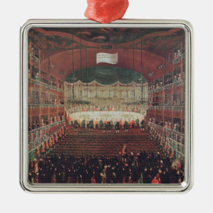 Ornamento De Metal Uma refeição no teatro de San Benedetto