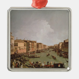 Ornamento De Metal Uma regata no canal grande, c.1735