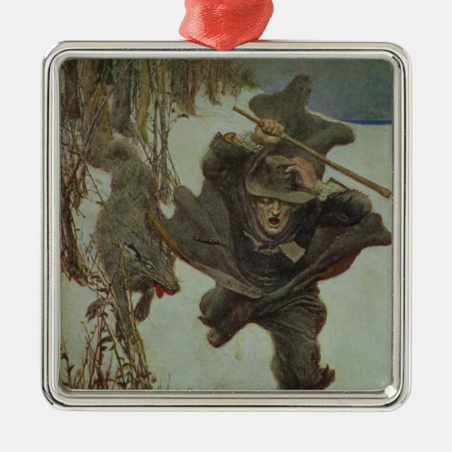 Ornamento De Metal Uma vez que perseguiu o doutor Wilkinson (Frente)