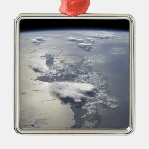 Ornamento De Metal Uma vista panorâmica da ilha de Hispaniola