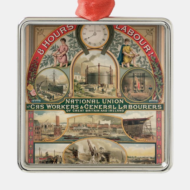 Ornamento De Metal União nacional (Frente)