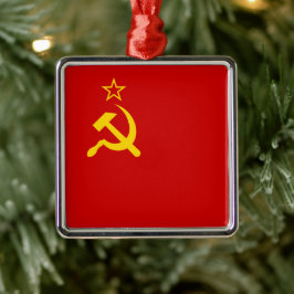 Ornamento De Metal União Soviética (URSS) (martelo comunista e foice