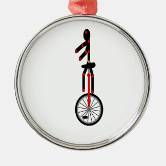 Ornamento De Metal Unicycle fantástico no circo