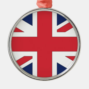 Ornamento De Metal Union Jack, bandeira da União do Excelente Britian