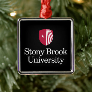 Ornamento De Metal Universidade Stony Brook   Marca nominativa
