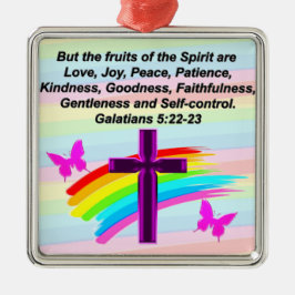 ORNAMENTO DE METAL UPLIFICANDO GALÁCIOS 5 SCRIPTURE