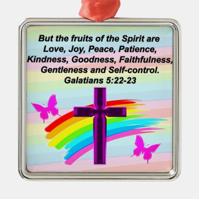 ORNAMENTO DE METAL UPLIFICANDO GALÁCIOS 5 SCRIPTURE (Frente)