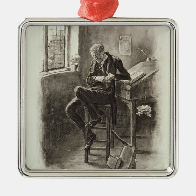Ornamento De Metal Uriah Heep, 'de Charles Dickens: Uma bisbolhetice (Frente)