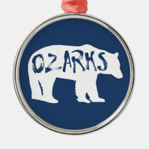 Ornamento De Metal Urso Ozarks
