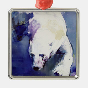 Ornamento De Metal Urso subaquático 1999