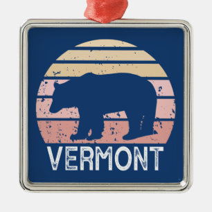 Ornamento De Metal Urso Vermont