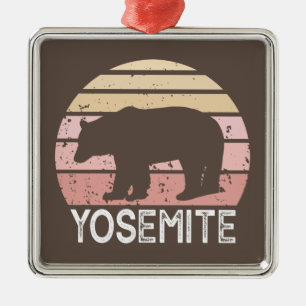 Ornamento De Metal Urso Yosemite