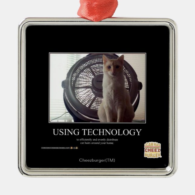 Ornamento De Metal Uso da tecnologia (Frente)