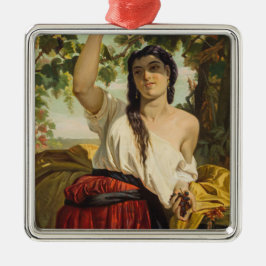 Ornamento De Metal Uvas-Picante (Colheita de Verão)