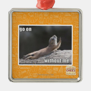 Ornamento De Metal Vai no withouth eu