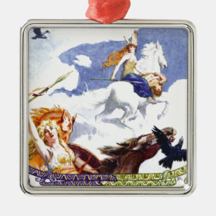 Ornamento De Metal Valkyries