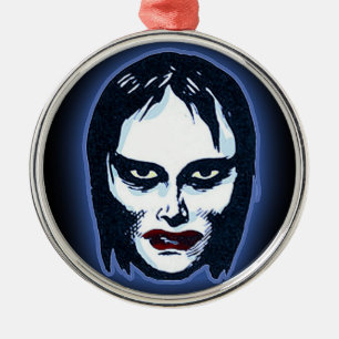 Ornamento De Metal Vampire Girl (horror)
