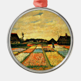Ornamento De Metal Van Gogh - Flower Beds na Holanda