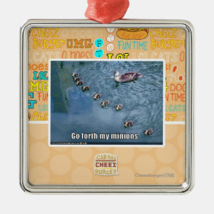 Ornamento De Metal Vão adiante meus sequazes