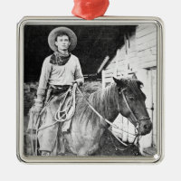 Vaqueiro americano em Kansas, c.1880 (foto de b/w)