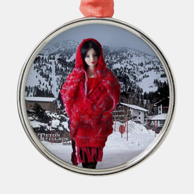 Ornamento De Metal Véda Formaram Ornament de Moda Molhada (Frente)