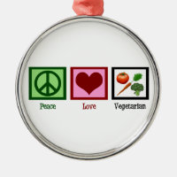 Vegetariano do amor da paz