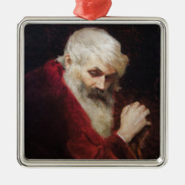 Ornamento De Metal Velho Casaco vermelho (Papai Noel) (Natal)