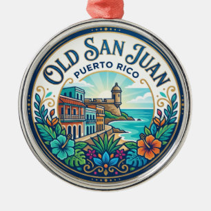 Ornamento De Metal Velho San Juan Porto Rico