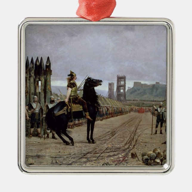 Ornamento De Metal Vercingetorix antes de Caesar, 52 BC, 1886 (Frente)