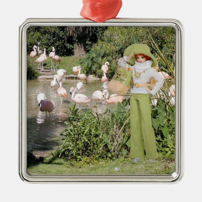 Ornamento De Metal Verdi no Zoológico de Houston (Frente)