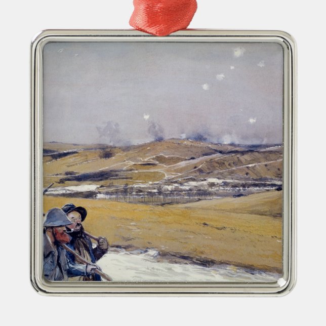 Ornamento De Metal Verdun, 1916 (Frente)