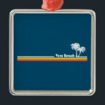 Ornamento De Metal Vero Beach Flórida<br><div class="desc">Se você está sonhando com umas férias na praia da Flórida que oferecem amplas oportunidades para se imergir na natureza, história e cultura, Vero Beach é o destino para você.</div>
