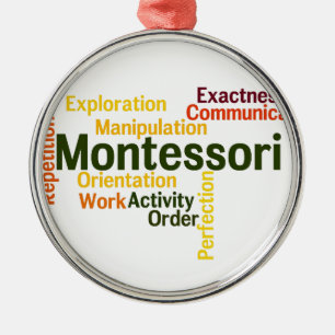 Ornamento De Metal Versão humana 1 da arte da palavra das tendências