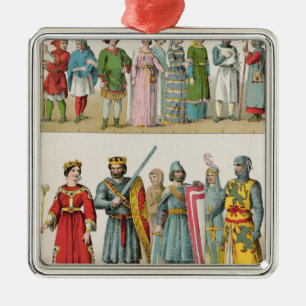 Ornamento De Metal Vestido do francês