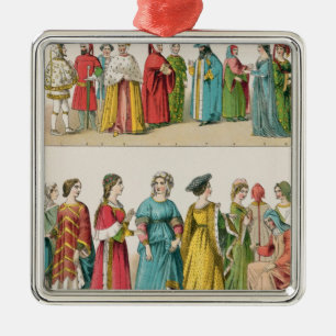Ornamento De Metal Vestido italiano