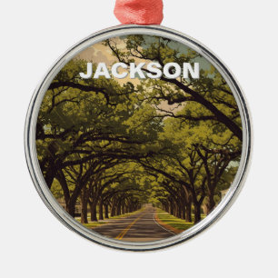 Ornamento De Metal Viagem para Jackson Mississippi