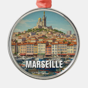 Ornamento De Metal Viagem para Marselha França