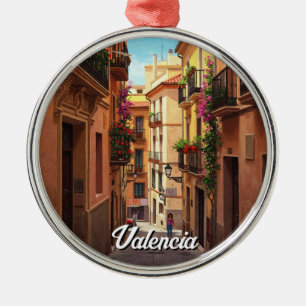 Ornamento De Metal Viagem para Valência Espanha