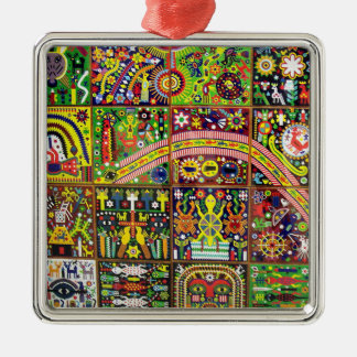 Ornamento De Metal Viagem tribal maia mexicano de Boho da arte de