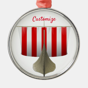 Ornamento De Metal Viajando Entrega Navegando Thunder_Cove