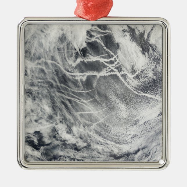 Ornamento De Metal Vias marítimas no Oceano Pacífico (Frente)