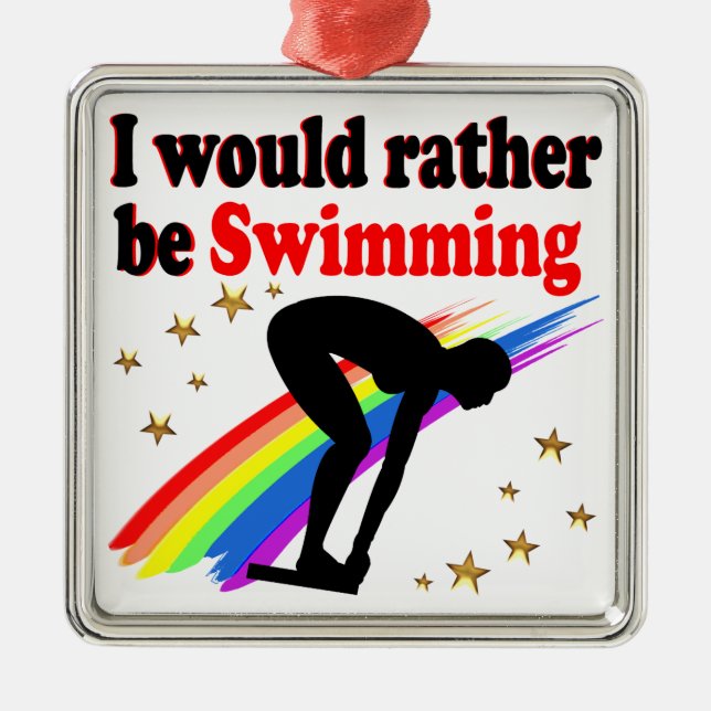 ORNAMENTO DE METAL VIBRANTE E COR EU PREFERENCIALMENTE NADANDO (Frente)