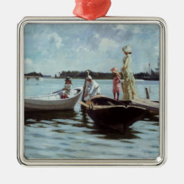 Ornamento De Metal Vida de Verão nas Islãs (por Albert Edelsense)