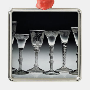 Ornamento De Metal vidros da Ar-torção, 1750-60