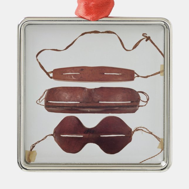 Ornamento De Metal Vidros do sol/neve do Inuit ' (Frente)