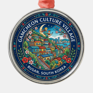 Ornamento De Metal Vila Cultural de Gamcheon Coreia do Sul