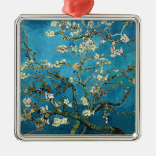 Ornamento De Metal Vincent van Gogh, Almond Tree florescente